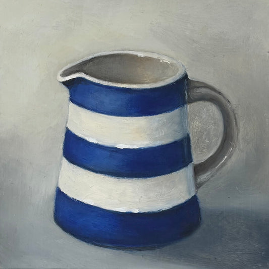 Blue and White Jug